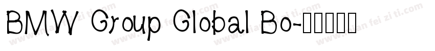 BMW Group Global Bo字体转换